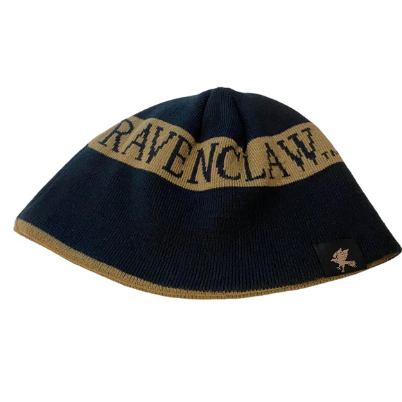 Harry Potter Ravenclaw Reversible Beanie Unisex HP World Passport Universal - Picture 1 of 8